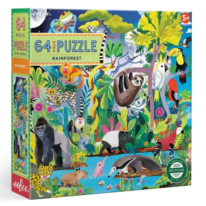 Rainforest 64 Piece Puzzle