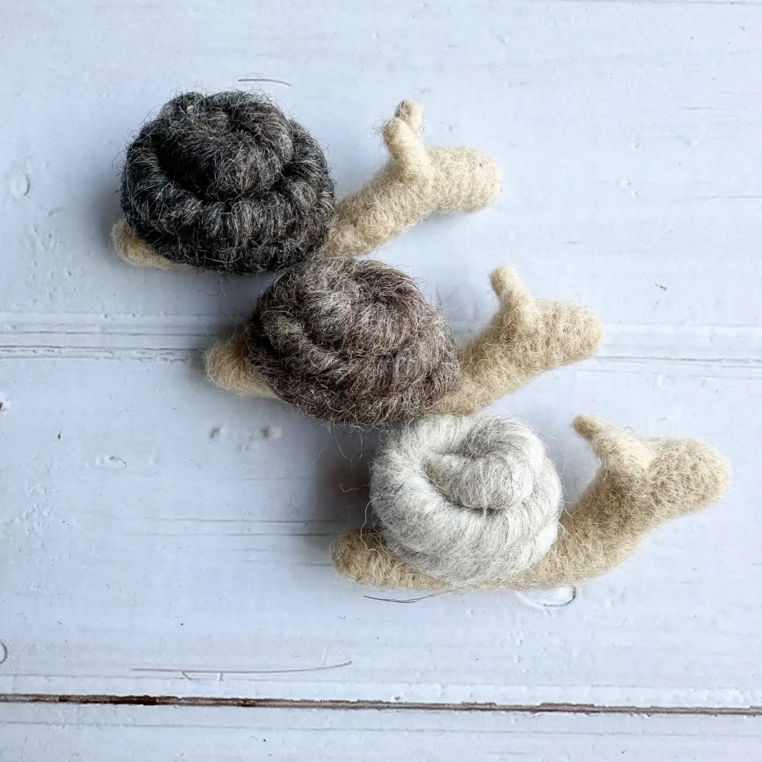 Felt Snail Set Of 3