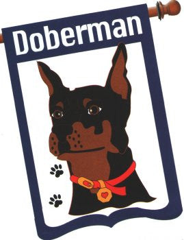 "Doberman" Dog Flag