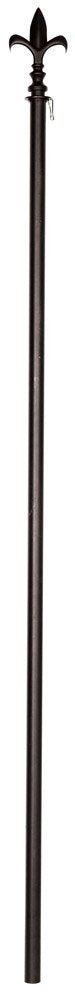 Estate Sized Metal "Fleur de Lis" Flag Pole