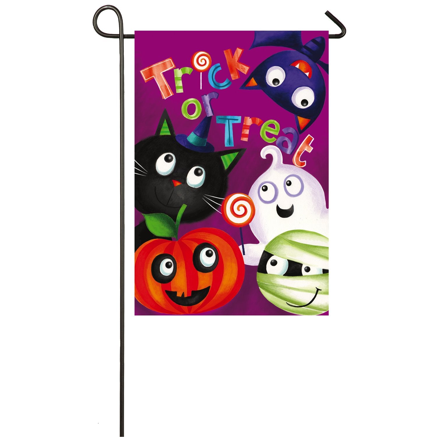 "Trick or Treat" Halloween Garden Flag