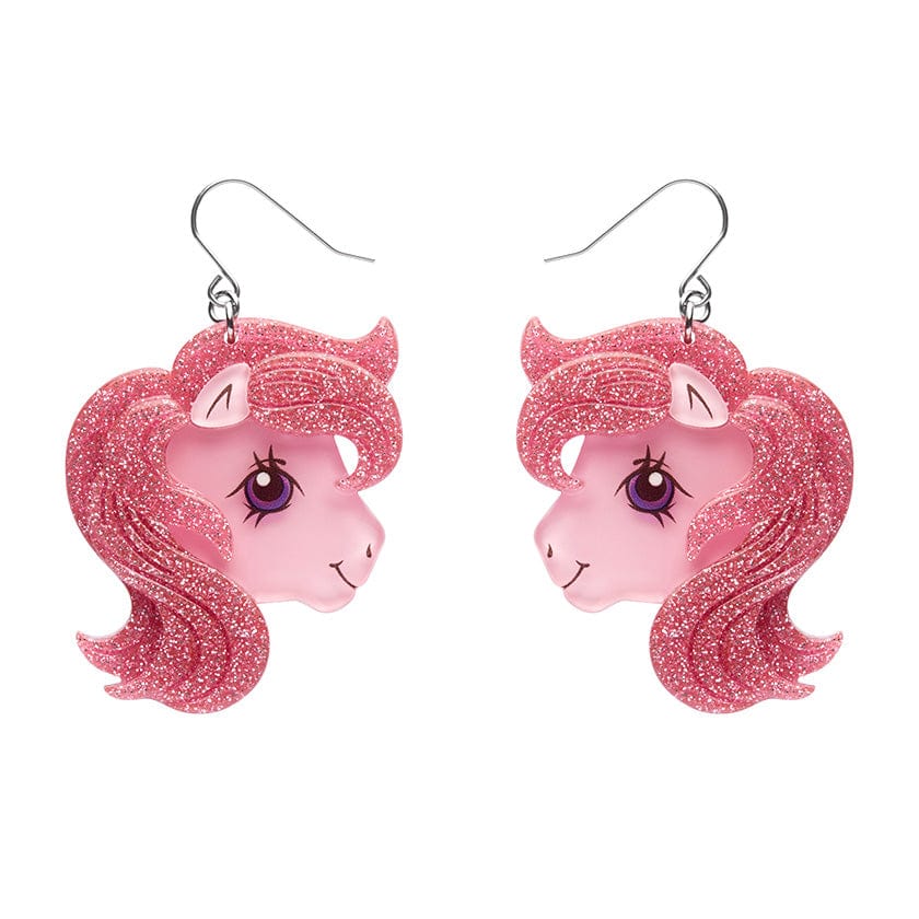 Cotton Candy drop earrings