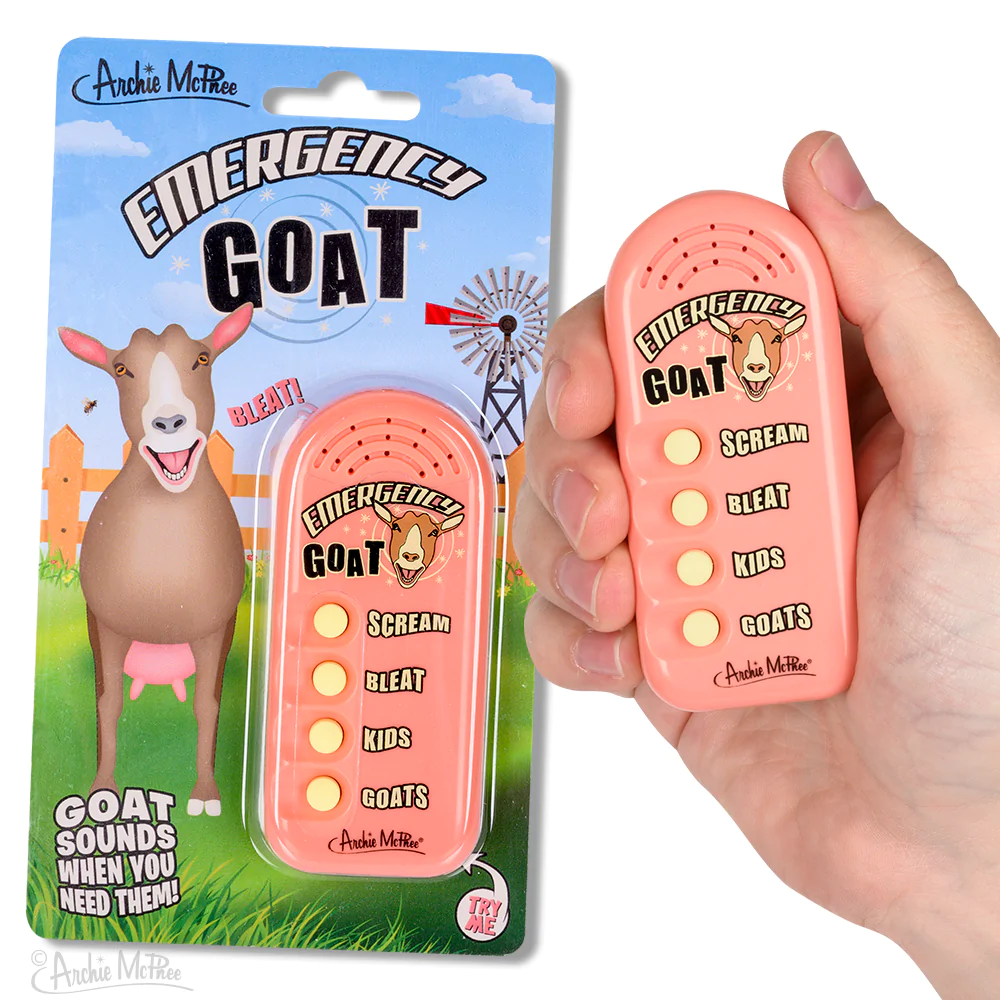 Button: Emergency Goat