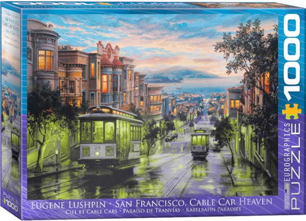 "San Francisco Cable Car Heaven" 1000 Piece Puzzle