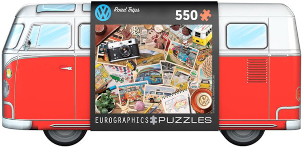 "VW Road Trips Voyage" Jigsaw Puzzle in a Collectible Tin Box