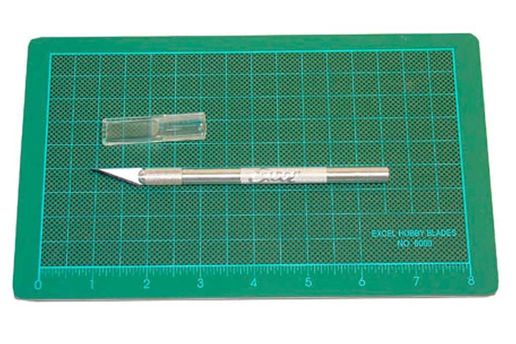 Excel Blades Mini Cutting Mat and Knife