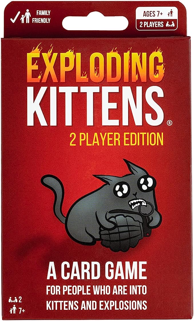 "Exploding Kittens" 2 Player Edition Card Game
