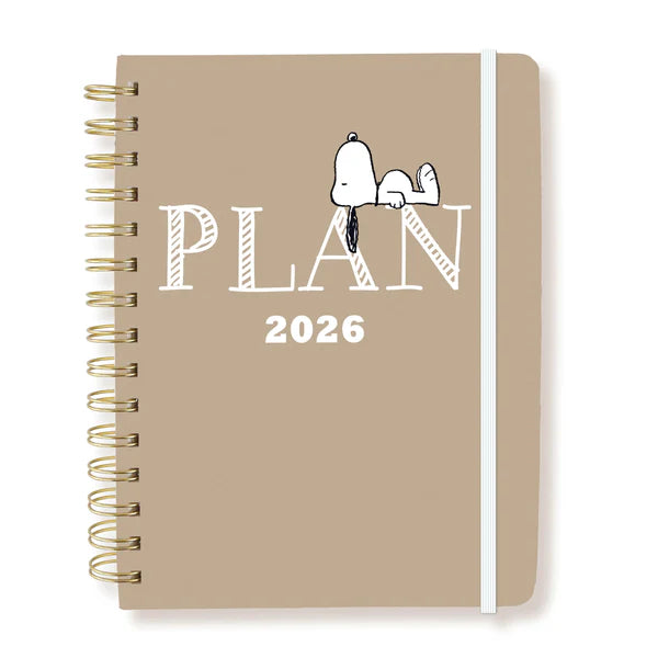 Peanuts® 18-Month Hardbound Spiral Planner