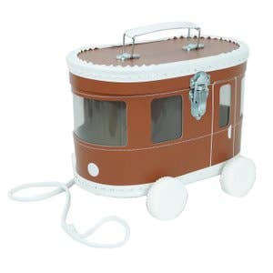 Tram cognac suitcase OK 7201