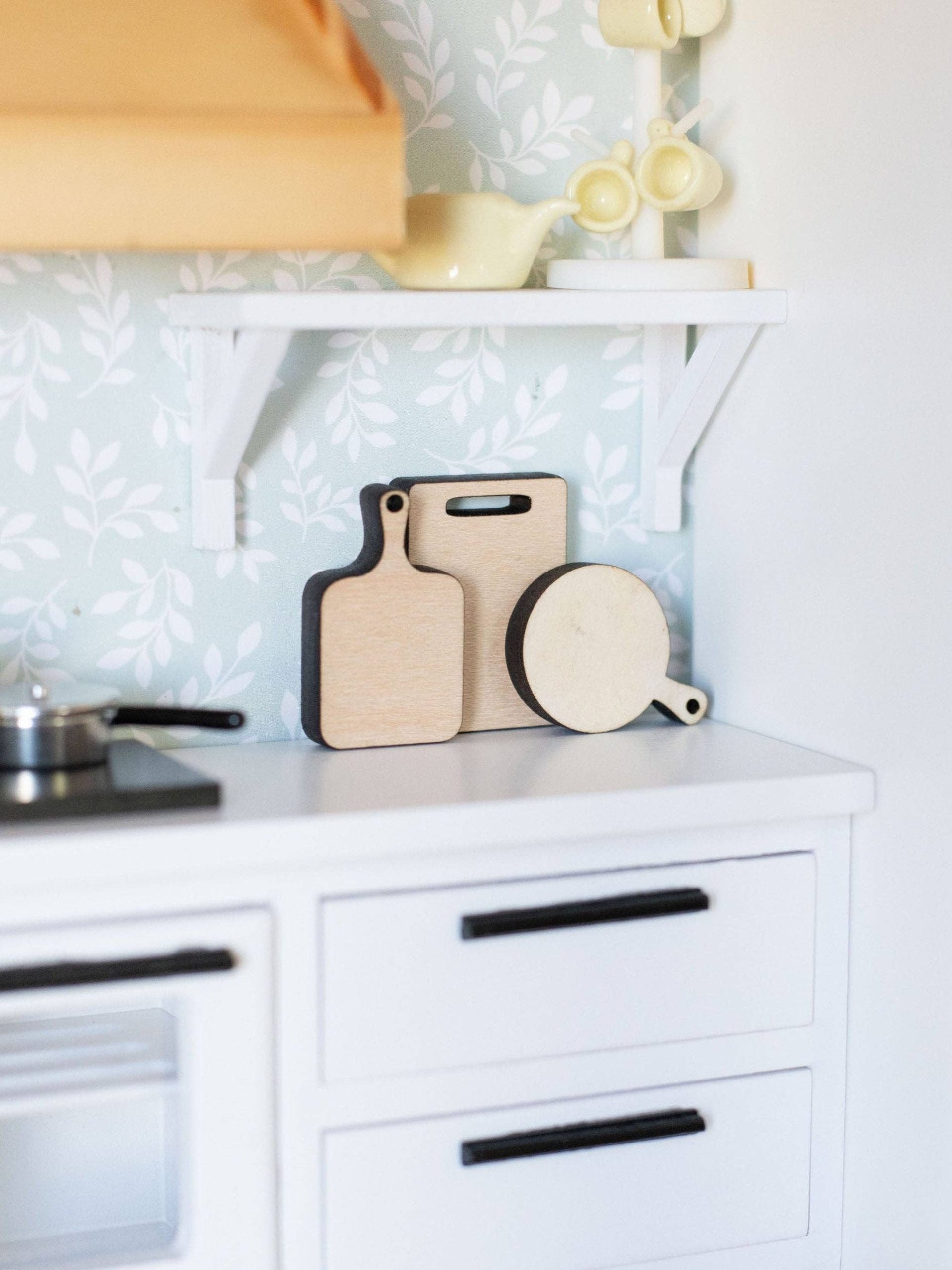 Dollhouse Kitchen Cutting Boards Charcuterie | Set of 3