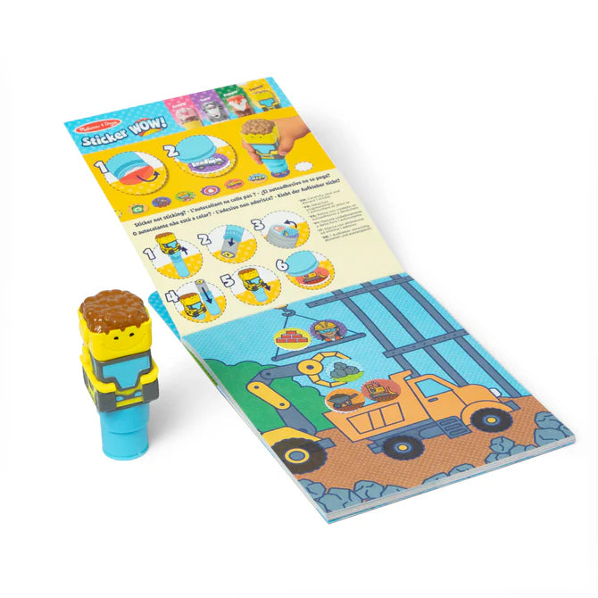Bulldozer Sticker WOW! Activity Pad