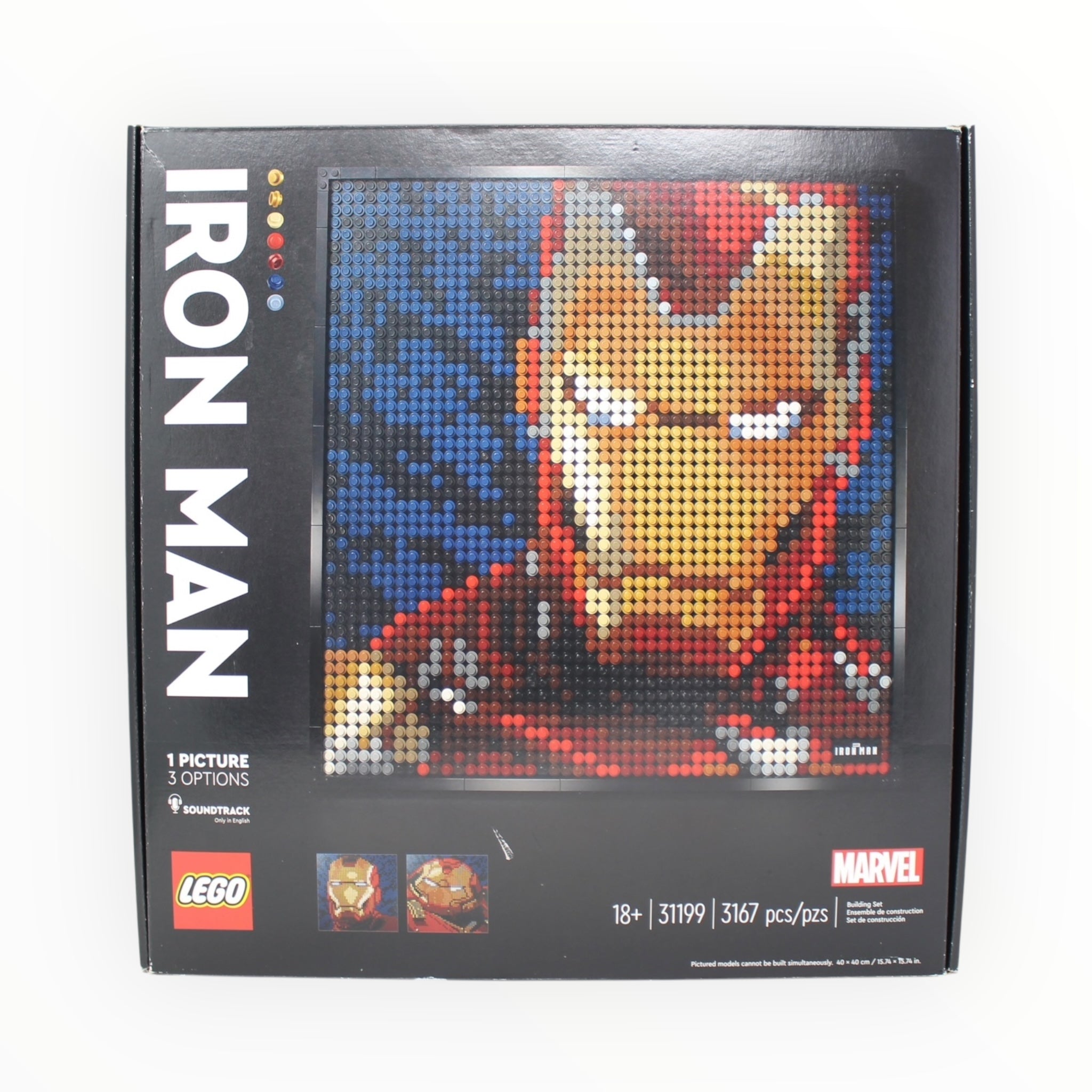 Retired Set 31199 Marvel Mosaic Iron Man