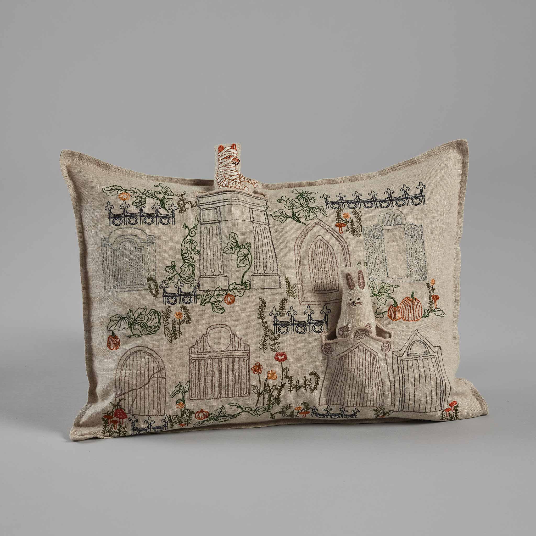 Graveyard Pocket Pillow: Cover Only