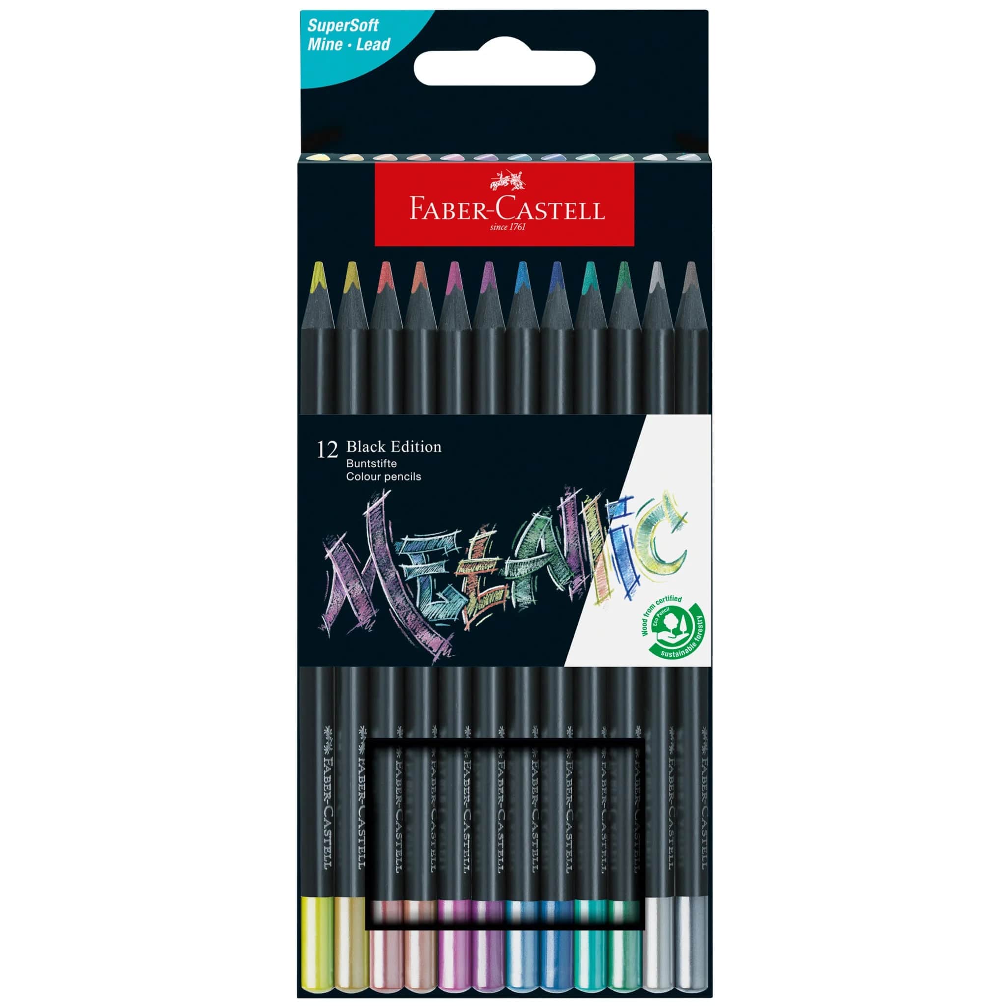 Black Edition: Color Pencils - Metallic
