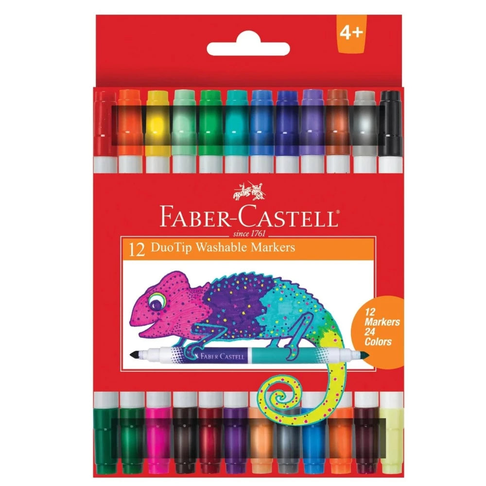 DuoTip Washable Markers  (12 Pack)