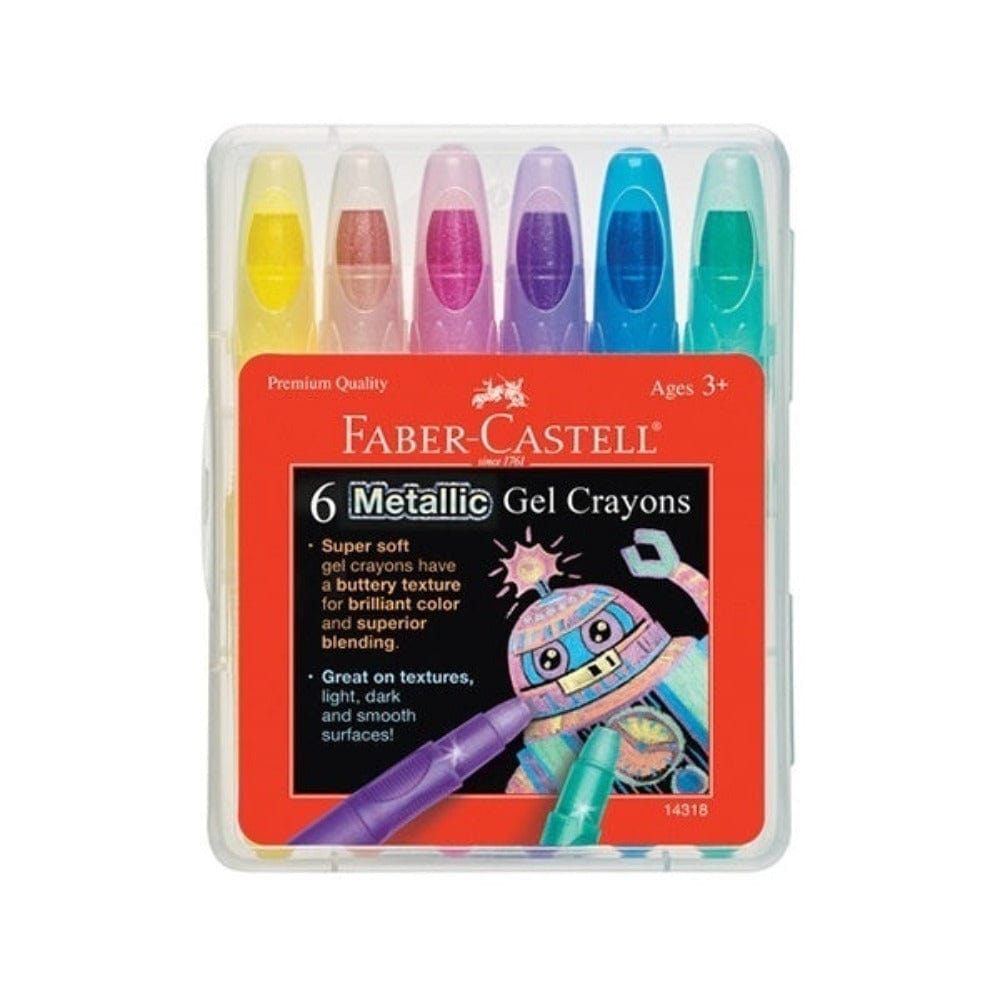 Metallic Gel Crayons (6 Pack)