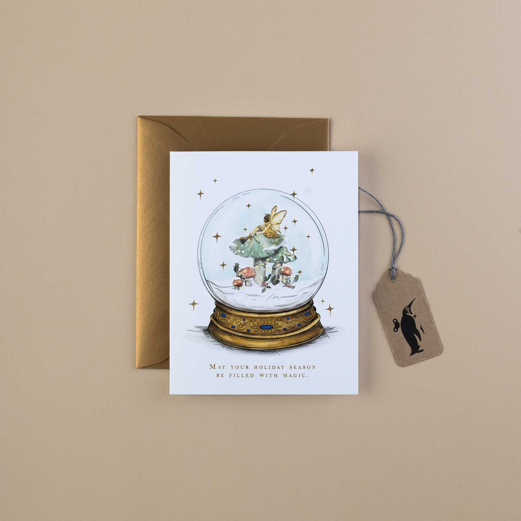 Fairy Snow Globe Greeting Card