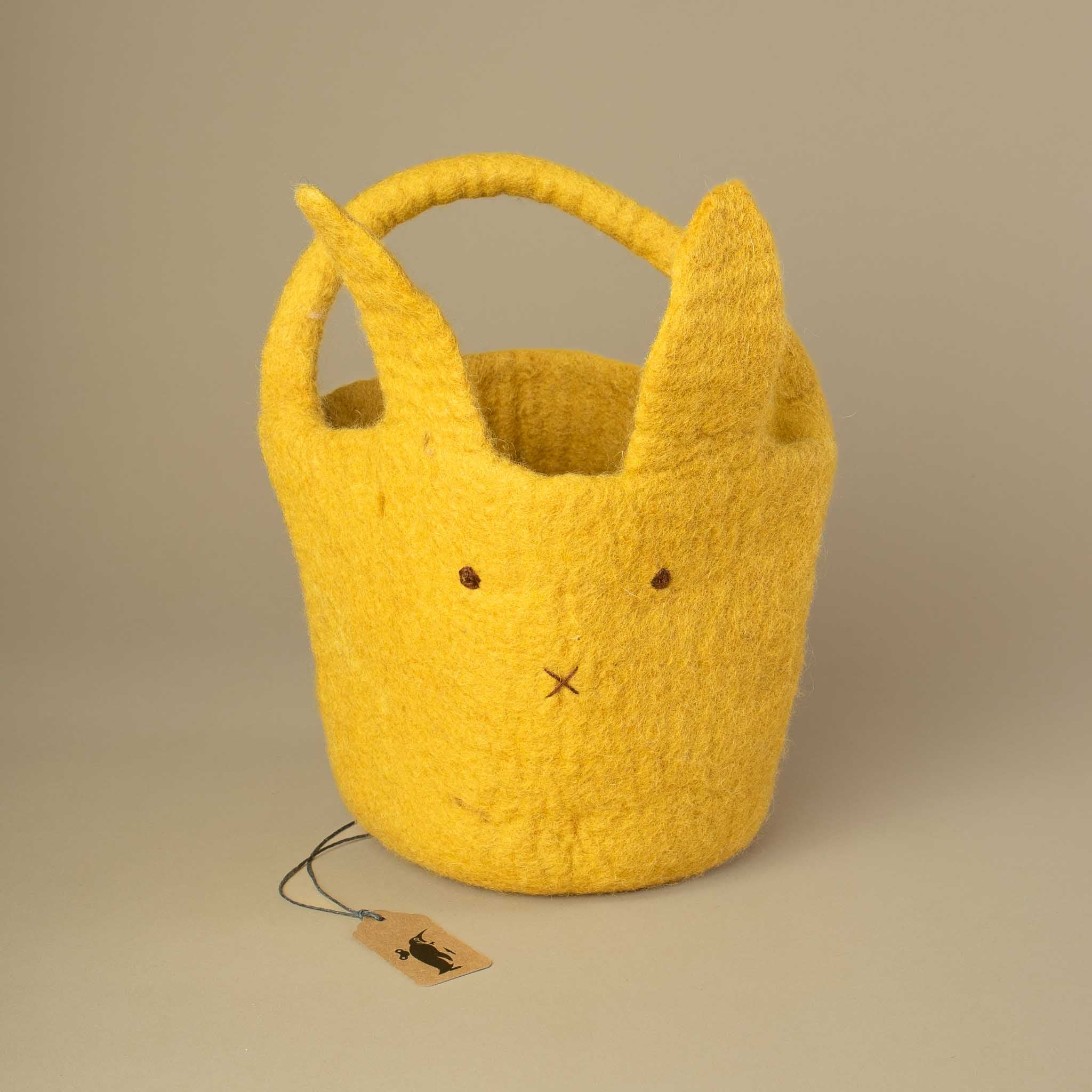 Felt Bunny Basket | Ochre