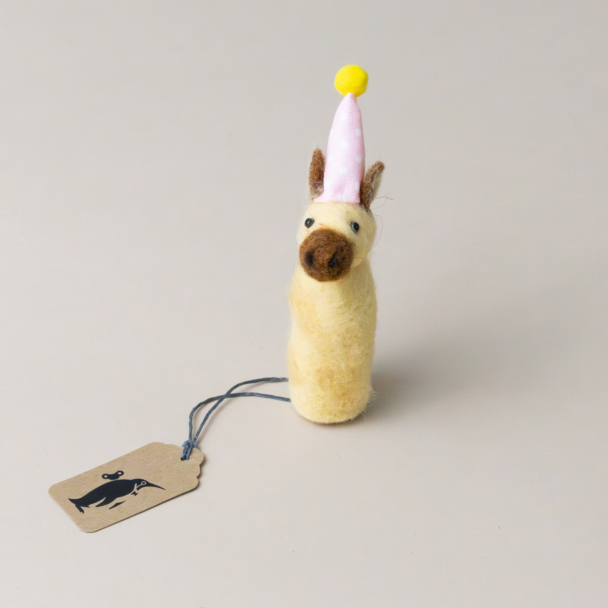 Felt Party Animal Finger Puppet | Giraffe