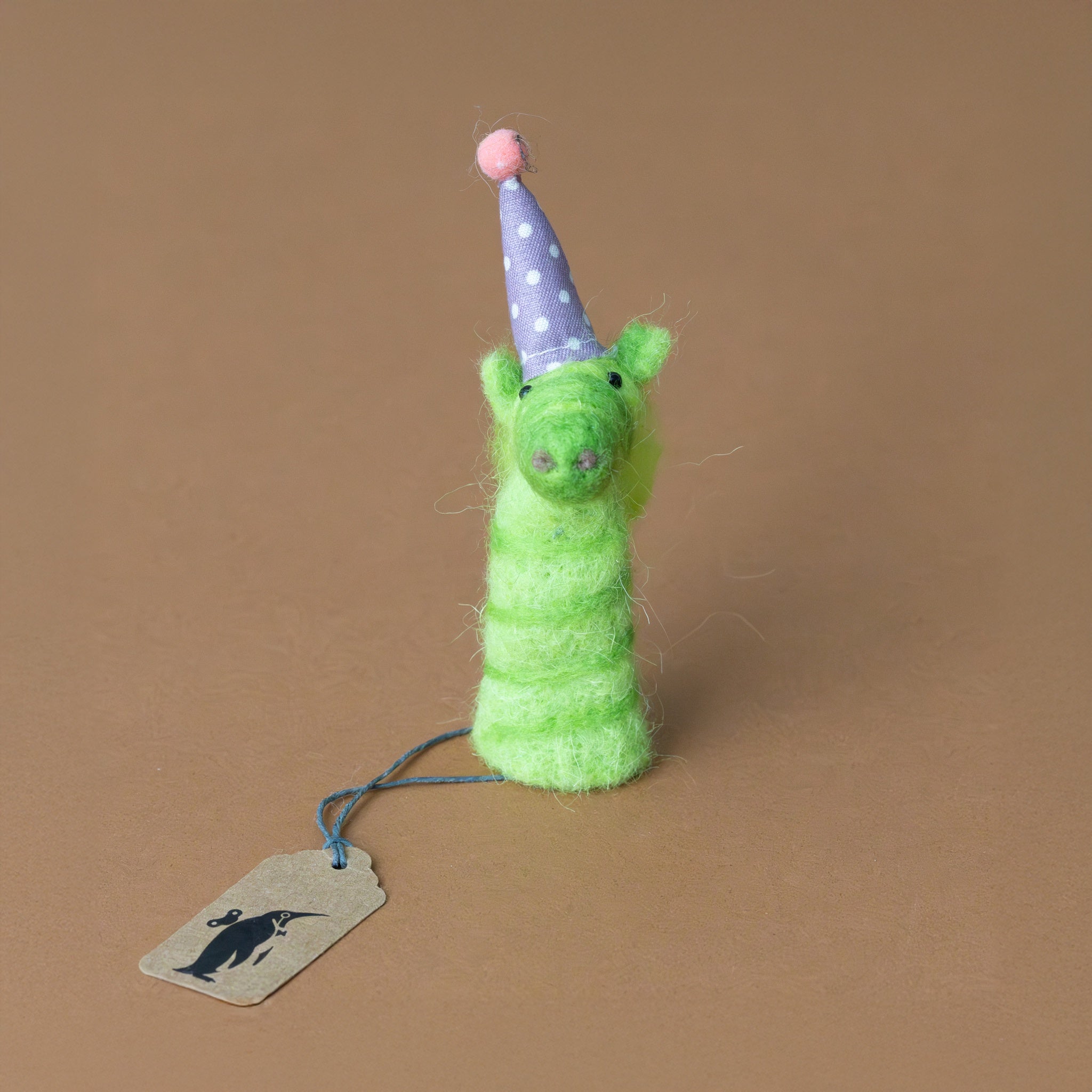 Felt Party Animal Finger Puppet | Zebra
