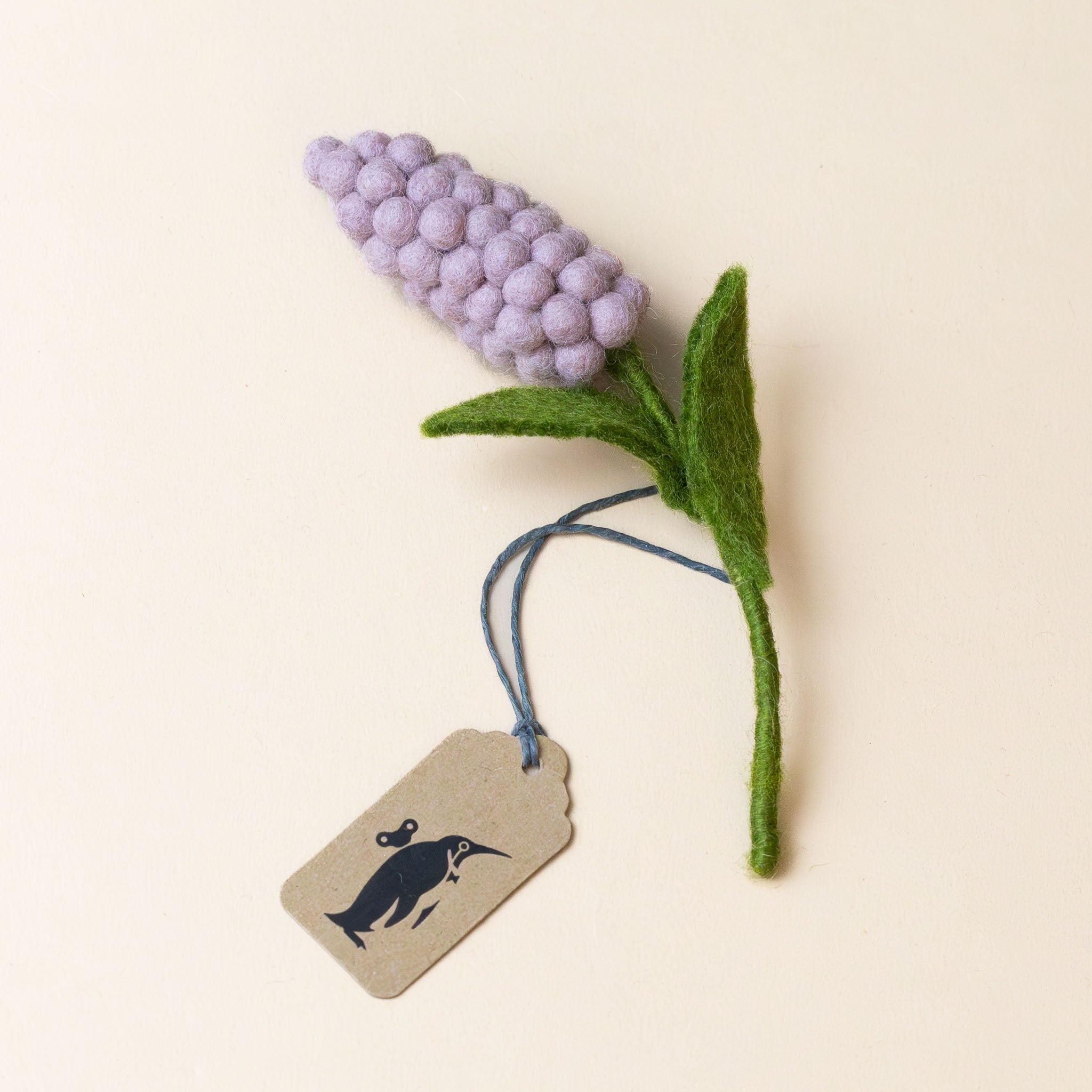 Felt Pearl Hyacinth Stem | Lavender - Short