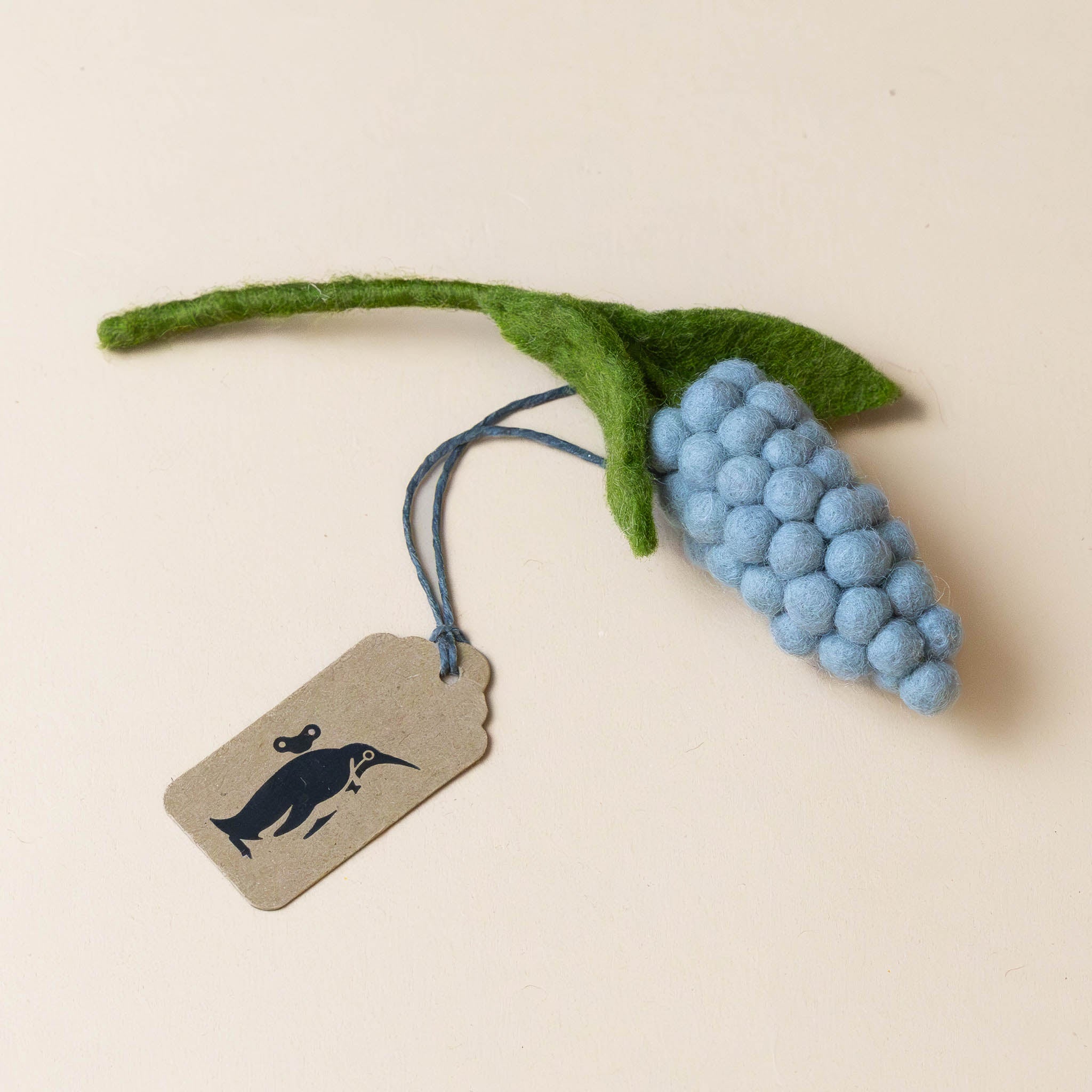 Felt Pearl Hyacinth Stem | Sea Blue - Short