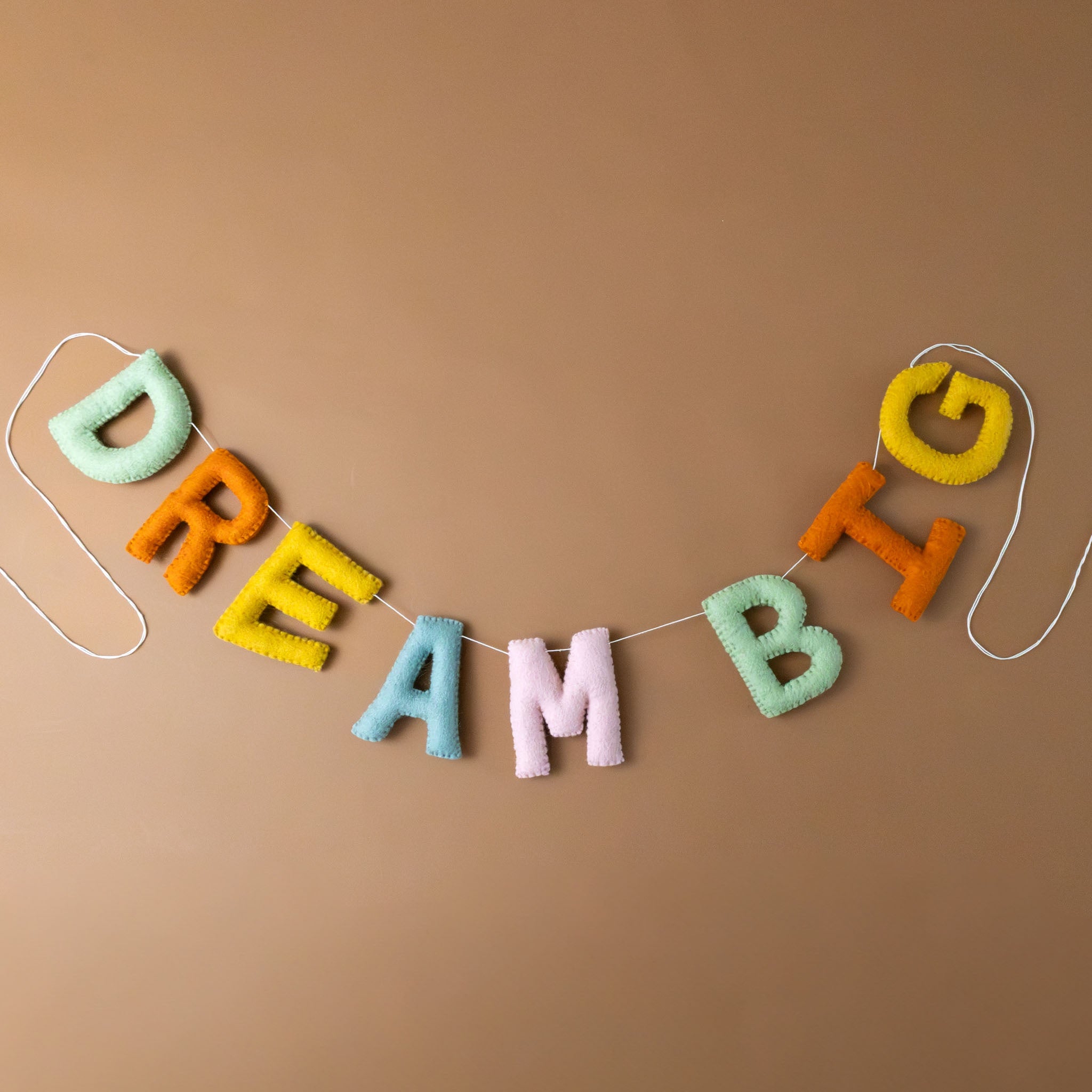 Felted Dream Big Garland