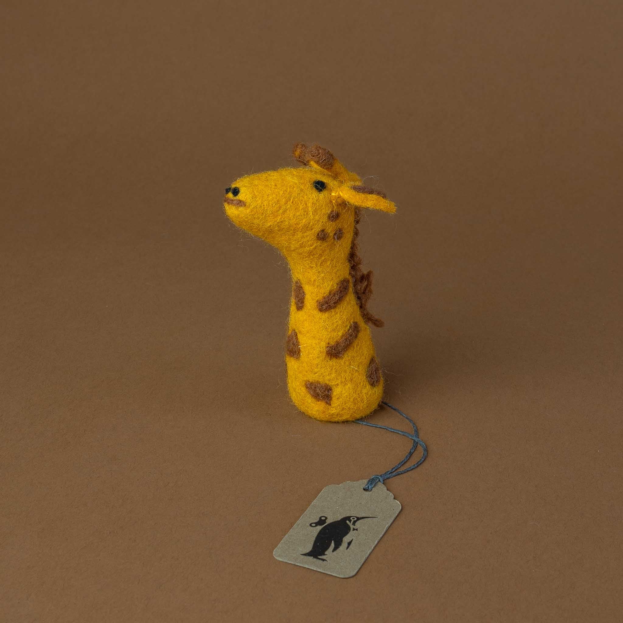 Felted Finger Puppet | Giraffe
