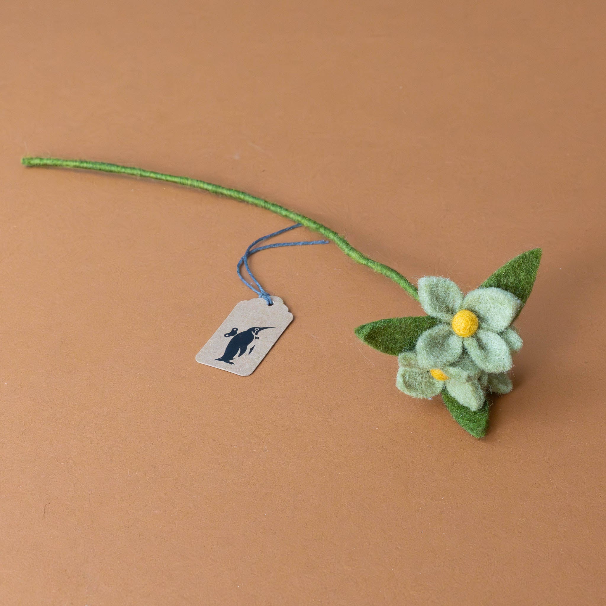 Felted Flower Stem | Mint