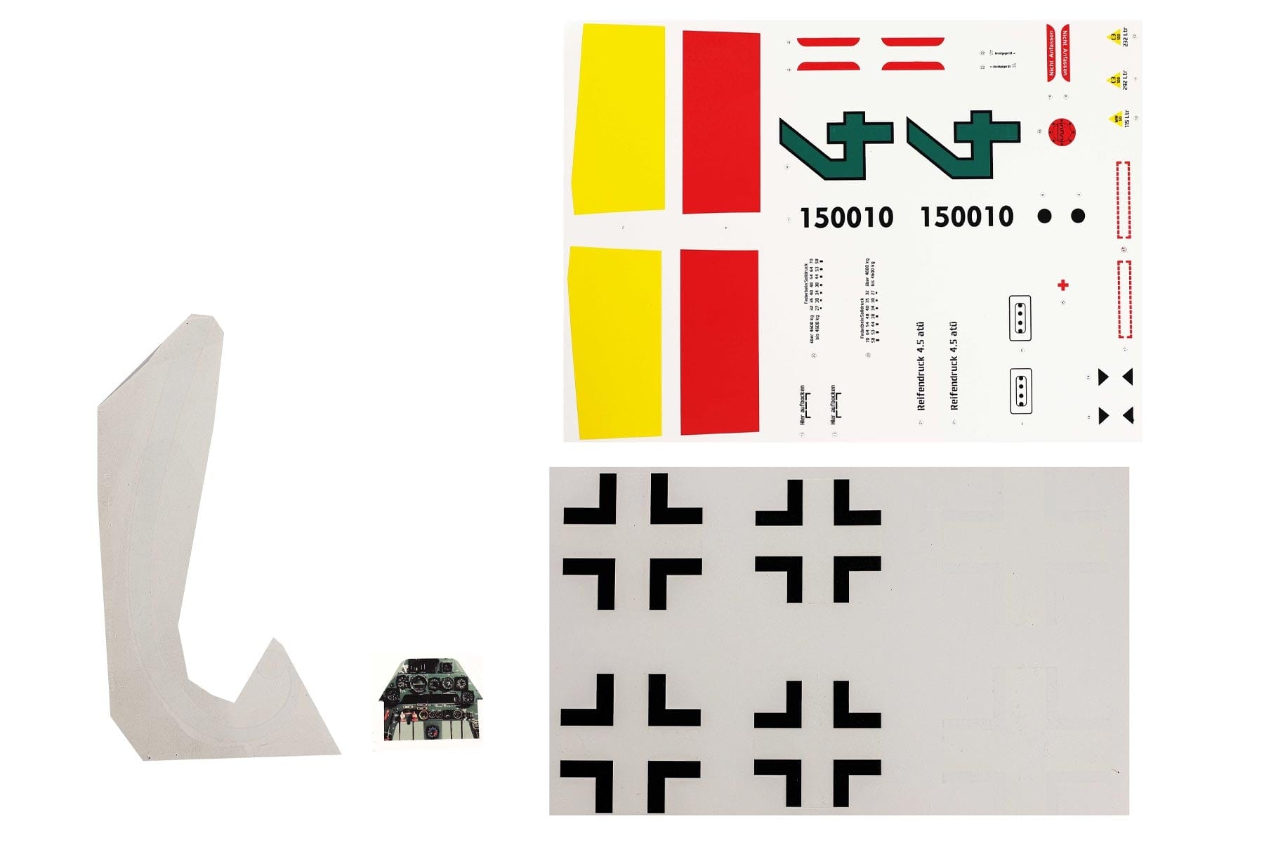 FlightLine 1300mm Focke-Wulf Ta 152H Decal Sheet