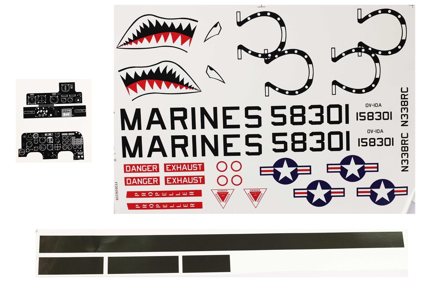 FlightLine 1400mm OV-10 Bronco Decal Sheet