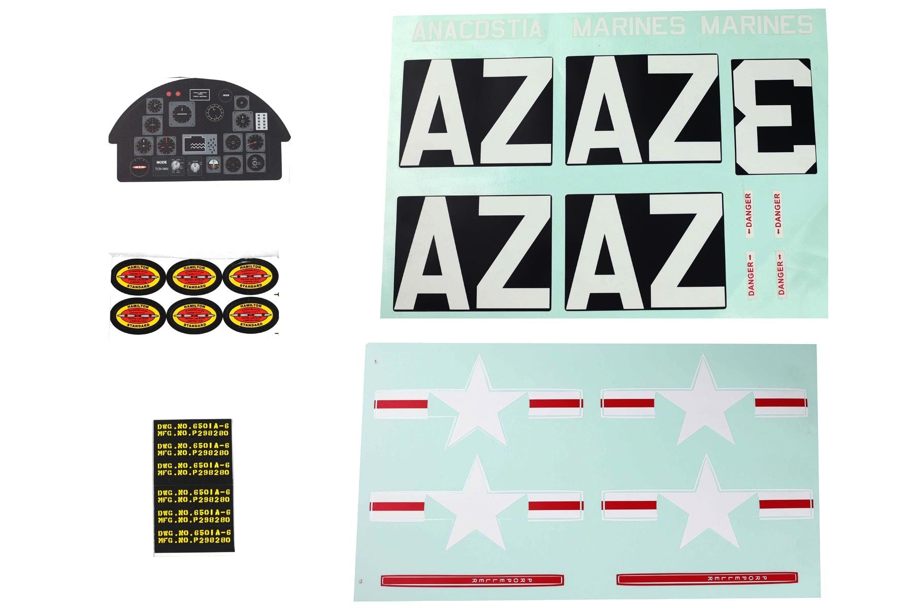 FlightLine 1600mm F7F Decal Sheet