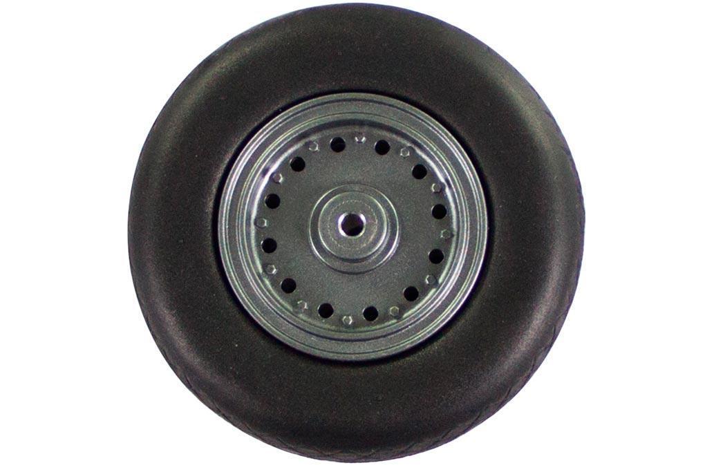 FlightLine 85mm (3.34") x 26mm EVA Treaded Wheel for 4.1mm Axle