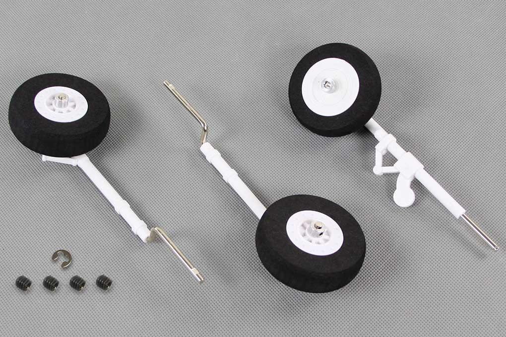 FlightLine 1600mm P-38L Landing Gear Strut and Tire Set