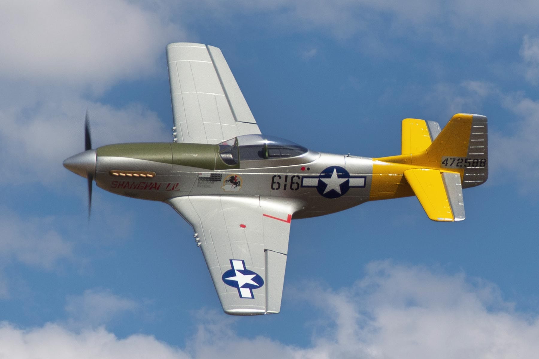 FlightLine P-51D Mustang 850mm (33") Wingspan - PNP