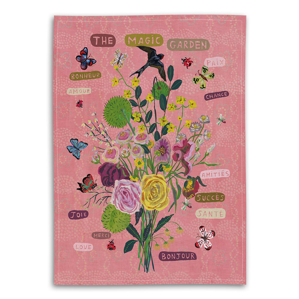 Magic Garden Tea Towel Natalie Lete