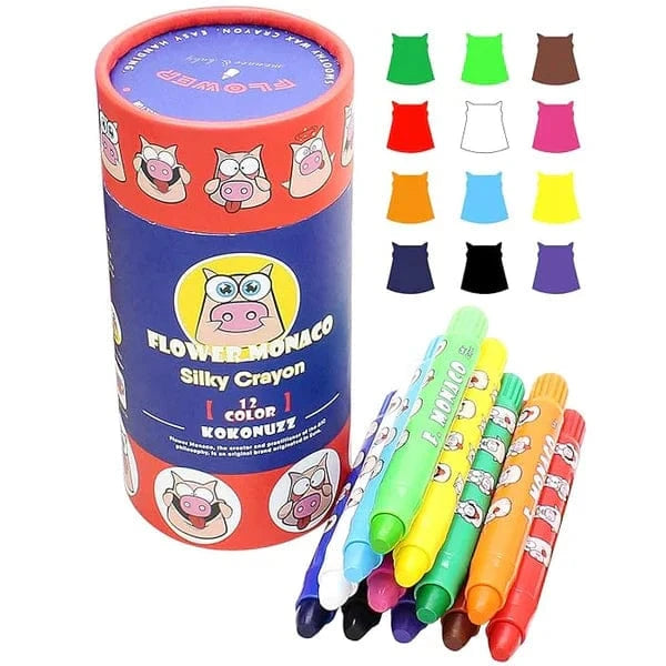Flower Monaco Silky Crayons (12 pack)
