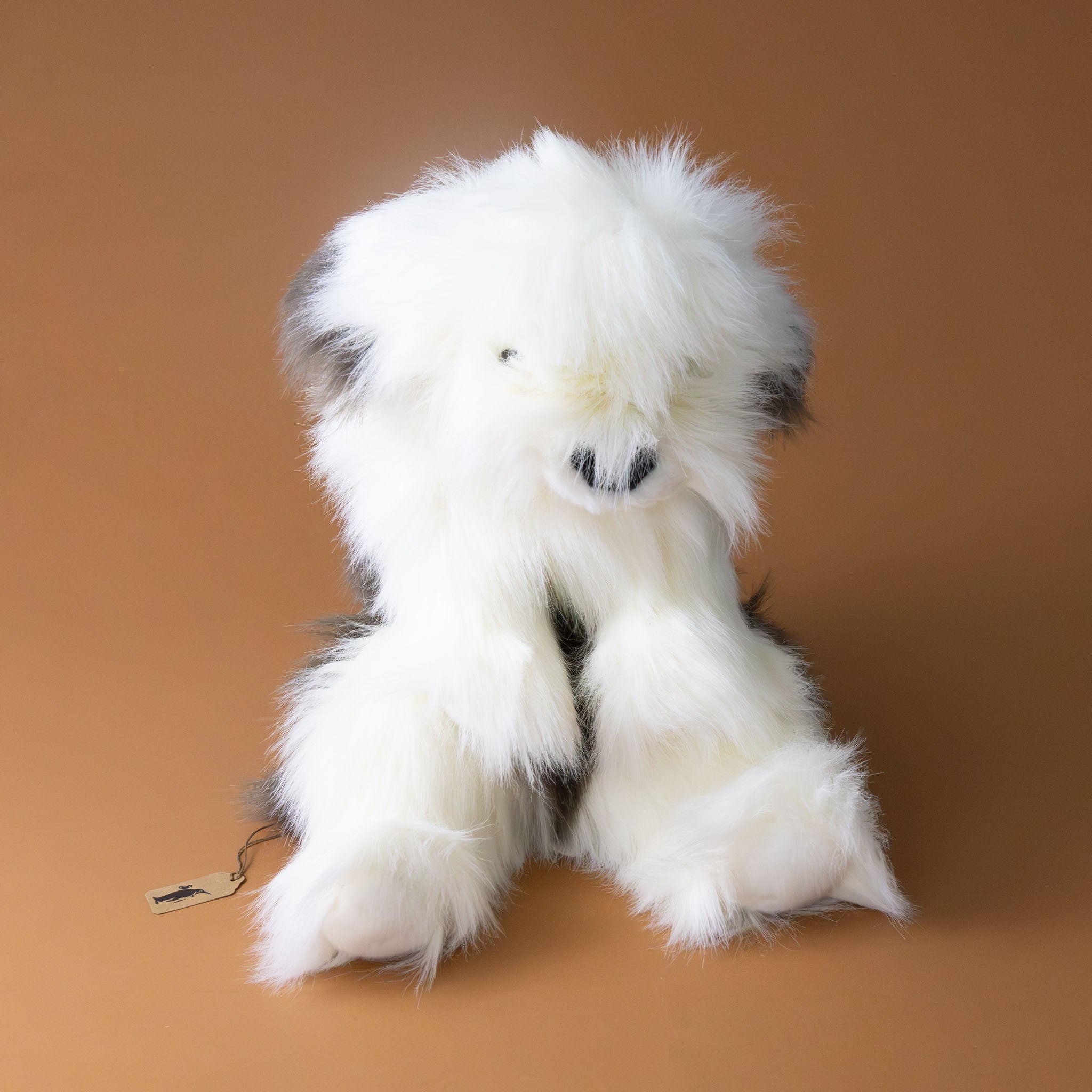 Fluffy Sheepdog Hand Puppet