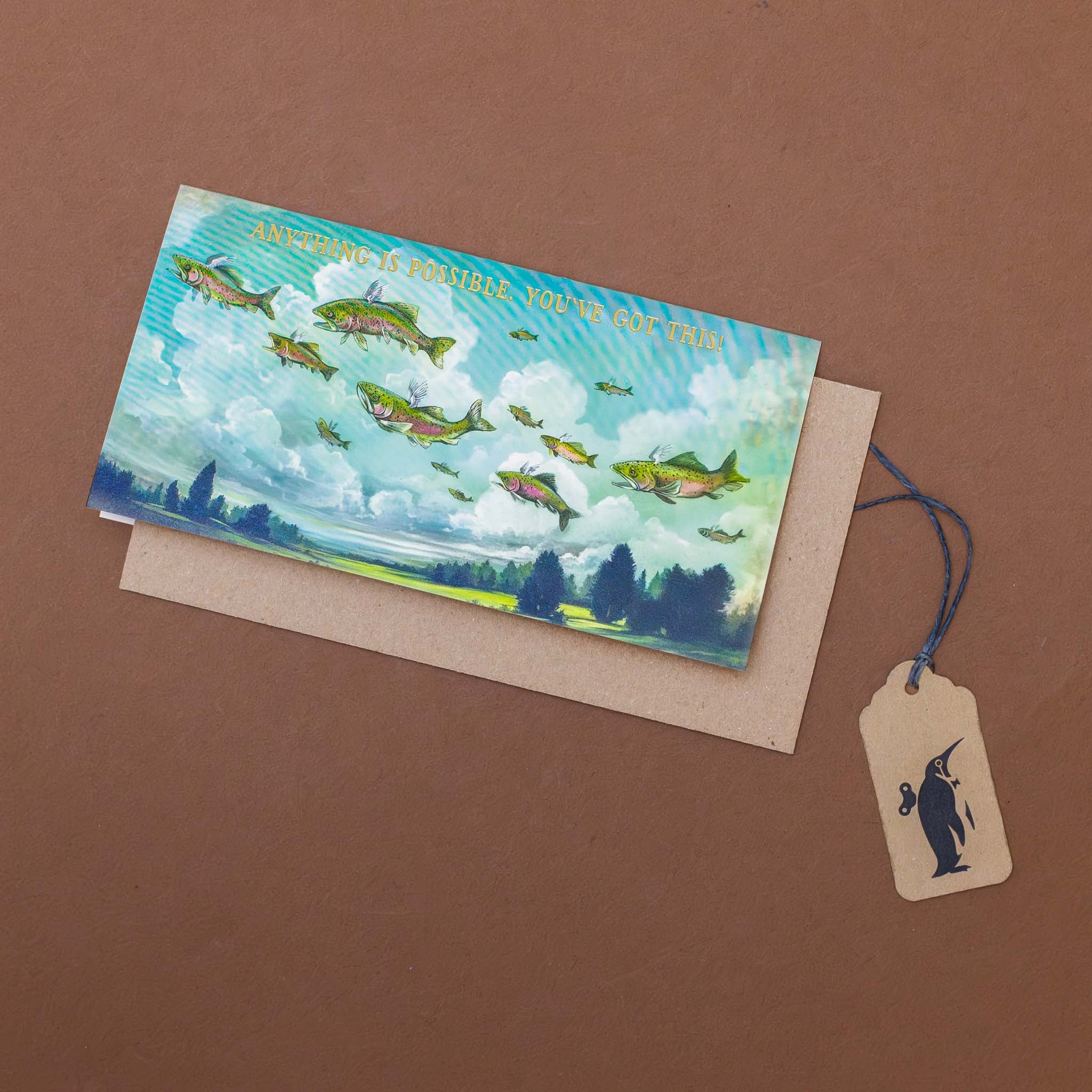 Flying Fish Greeting Card