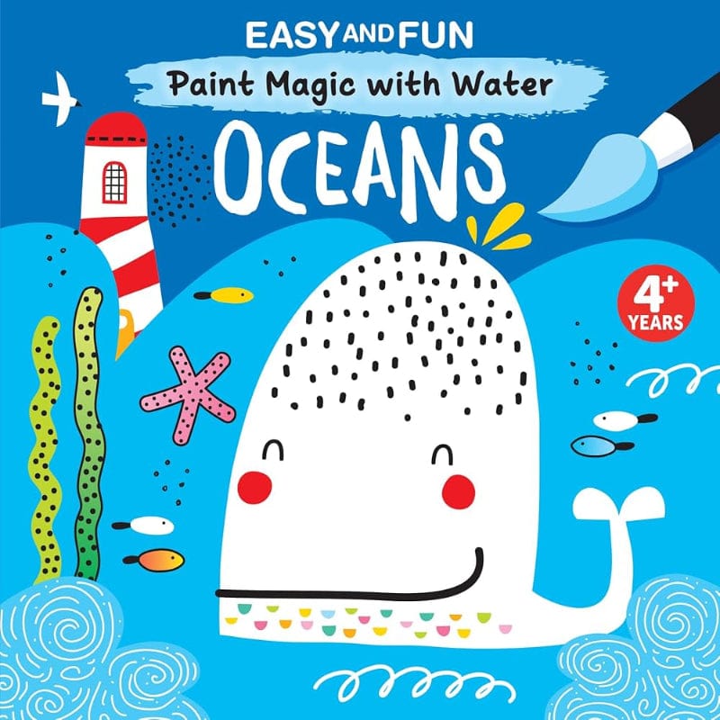 Easy and Fun Paint Magic with Water: Oceans