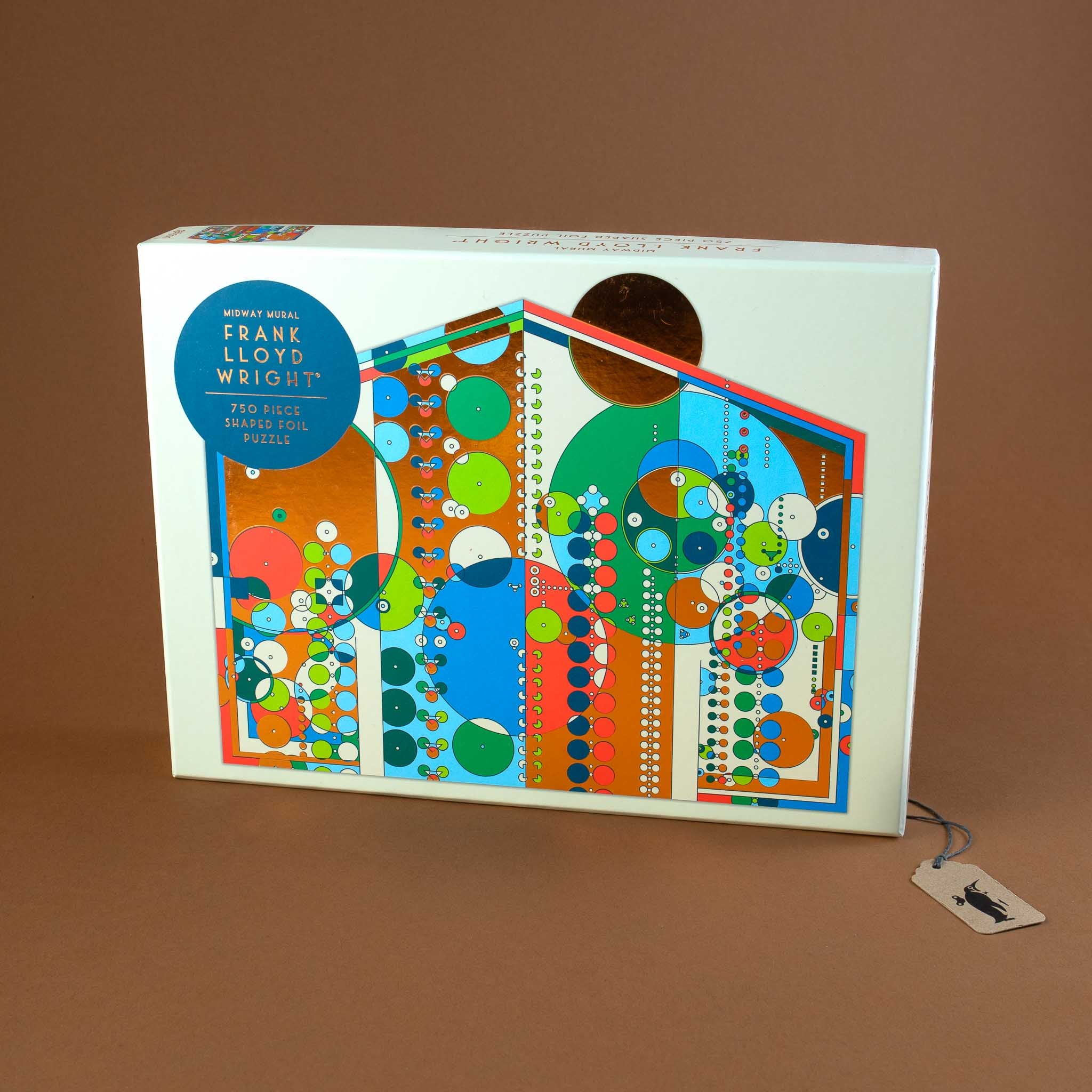 Frank Lloyd Wright 750pc Shaped Foil Puzzle | Midway Mural