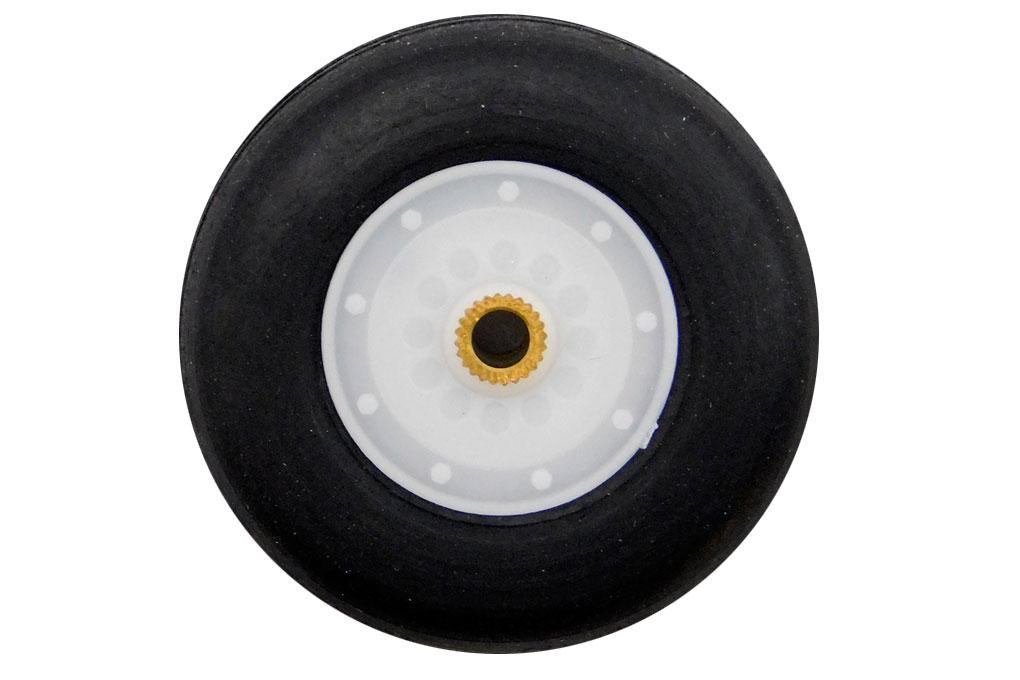 Freewing 45mm (1.77") x 16mm Rubber Treaded Wheel for 4.1mm Axle