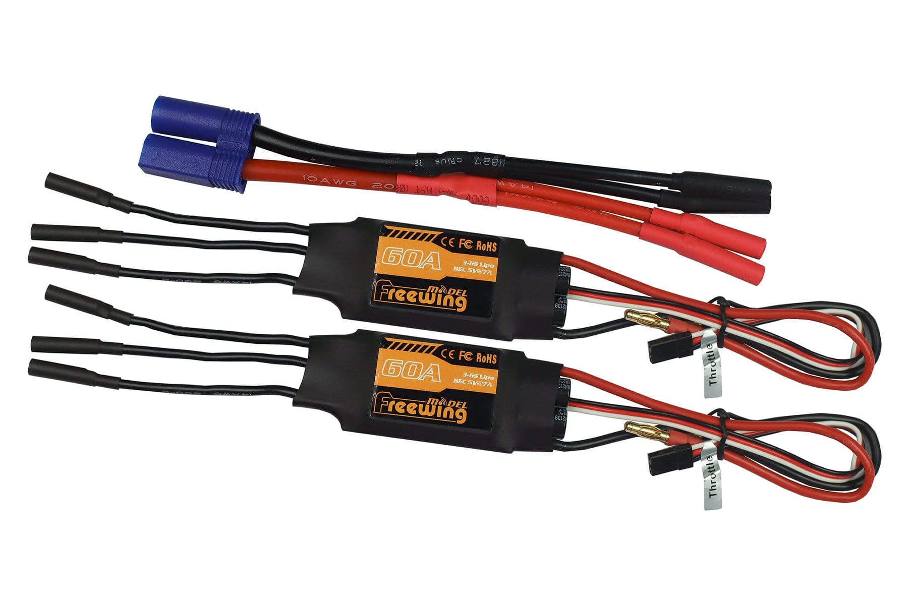 Freewing 70mm EDF Me 262 60A Dual Brushless ESCs