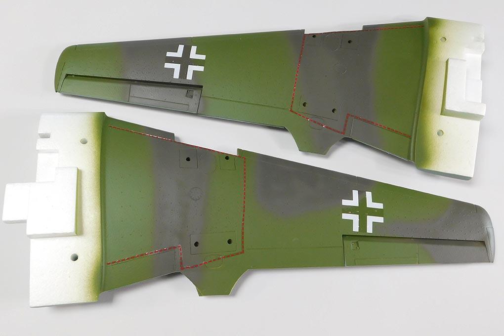 Freewing 70mm EDF Me 262 "Yellow 7" V2 Main Wing