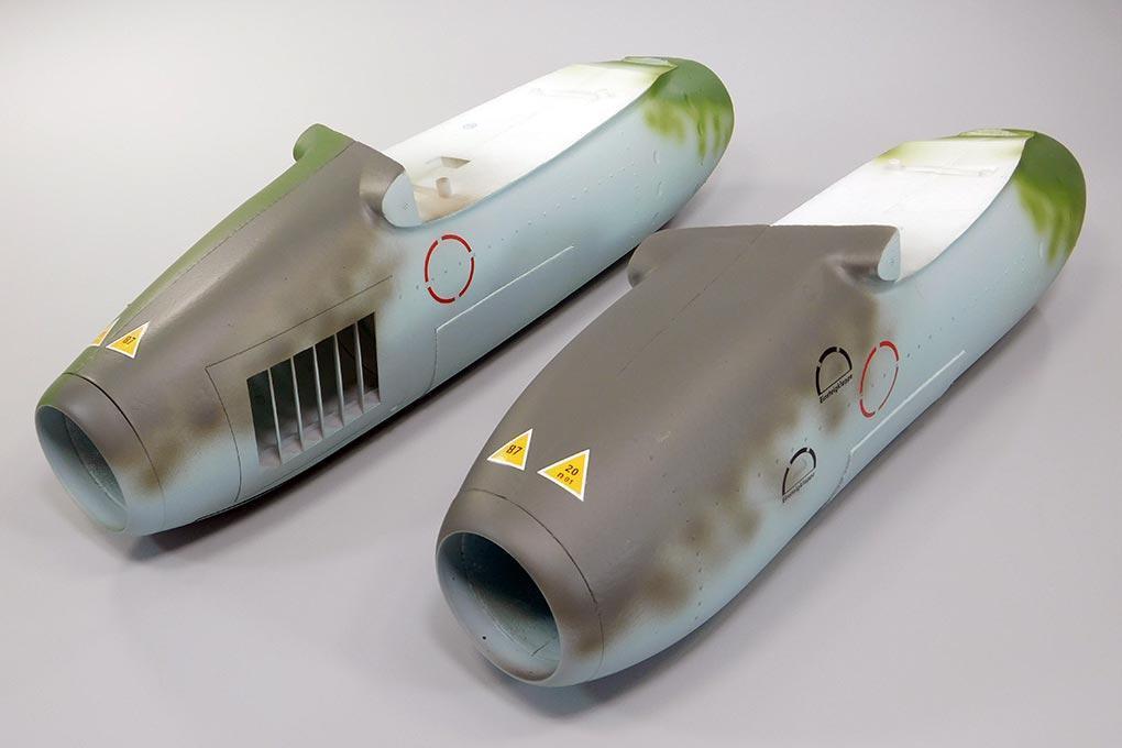 Freewing 70mm EDF Me 262 "Yellow 7" V2 Nacelle Set