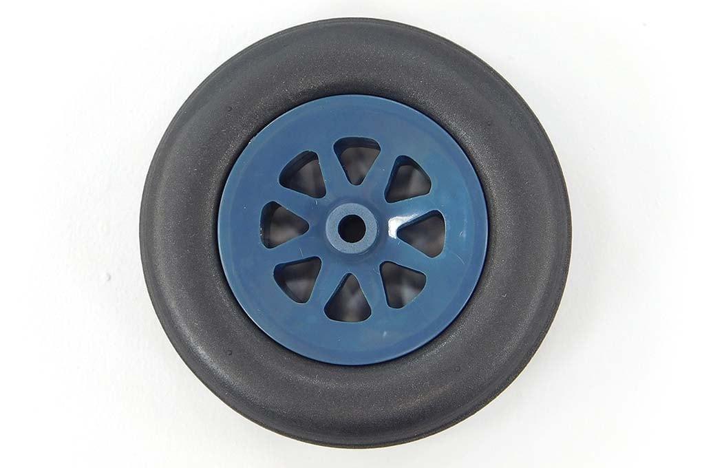 Freewing 70mm (2.75") x 20mm EVA Treaded Wheel for 4.2mm Axle