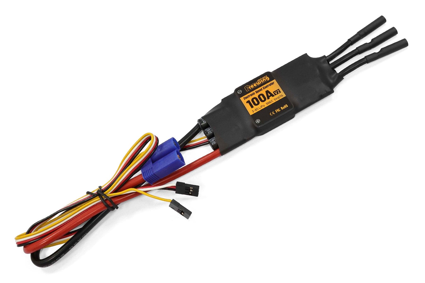 Freewing 80mm EDF Thrust Reversing 100A ESC with 7A BEC