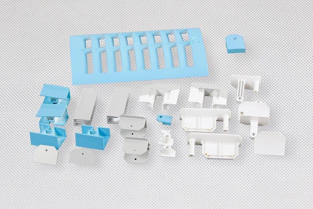 Freewing 80mm Mig-21 Plastic Parts Set - Blue