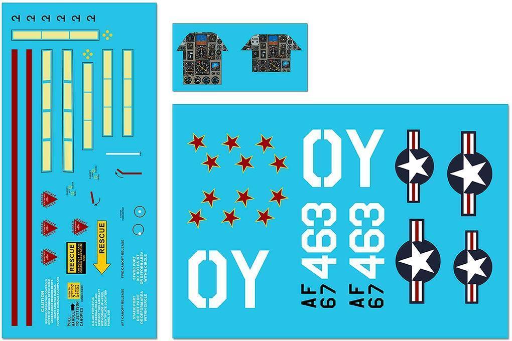 Freewing 90mm EDF F-4 Phantom II Decal Sheet