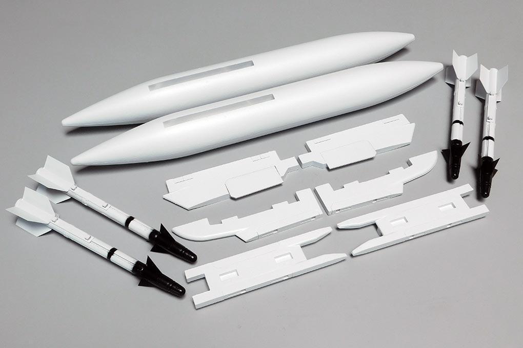 Freewing 90mm EDF F-4 Phantom II Missiles & Pylons - Ghost Grey